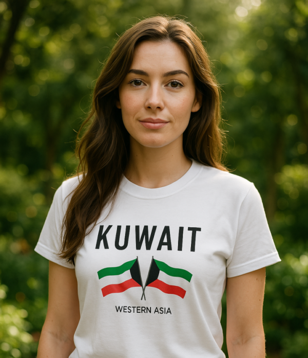 Unisex T-Shirt Kuwait Flag (Pre-Design)